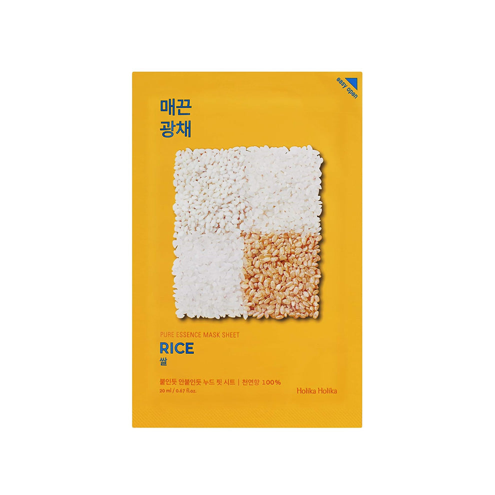 Holika Holika Pure Essence Mask Sheet Rice – ovibyovieyaa